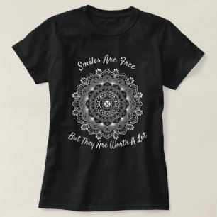 T-shirt Sourires Inspiration White Mandala Dream Catcher