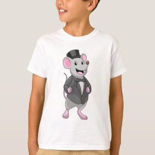 T-shirt Souris comme marié avec ruban