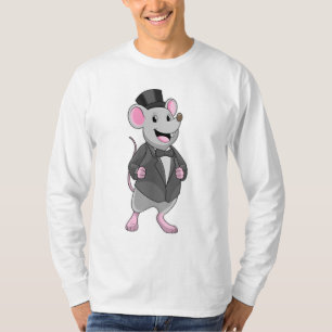 T-shirt Souris comme marié avec ruban
