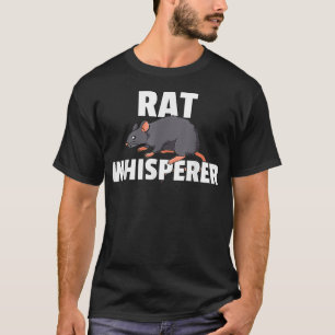 T-shirt Souris de Whisperer de Rat Cute Animal Propriétair