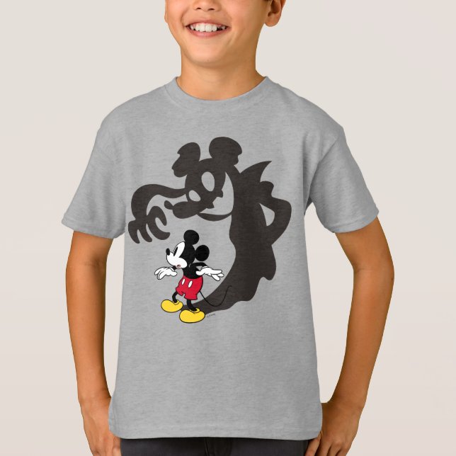 T-shirt Souris éffrayant Halloween Mickey (Devant)