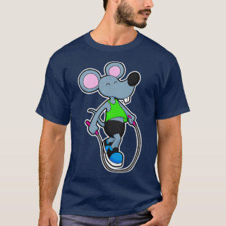 T-shirt Souris en forme avec corde