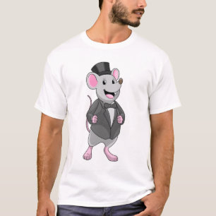 T-shirt Souris en tant que chambre avec ruban