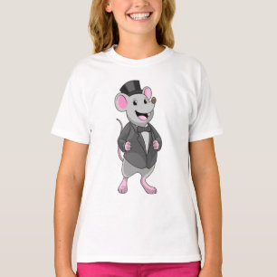 T-shirt Souris en tant que chambre avec ruban