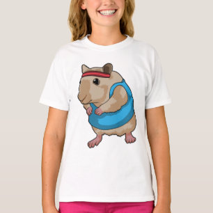 T-shirt Souris en tant que coureur avec bandeau