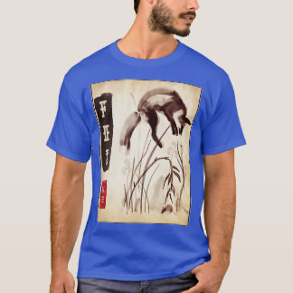 T-shirt Souris japonaise Fox Faune Nature Bois