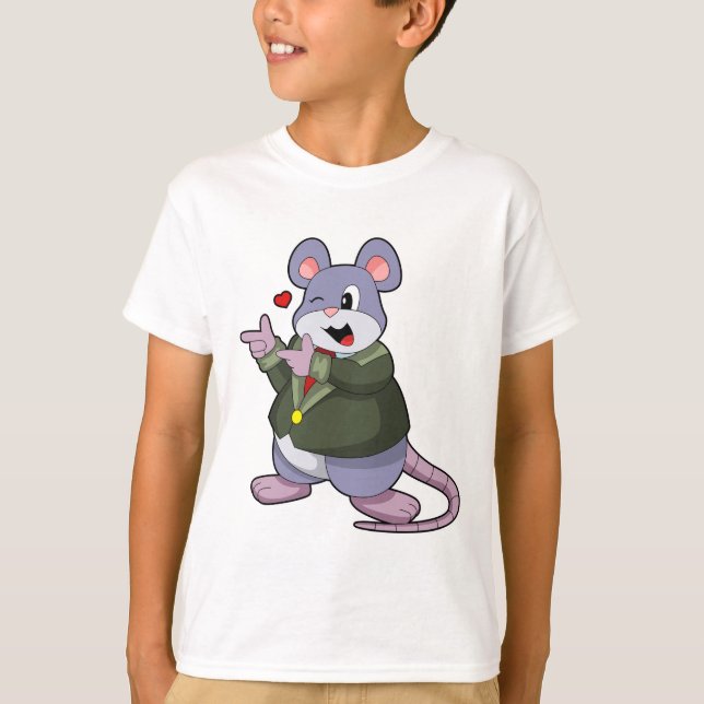 T-shirt Souris mariée avec costume (Devant)