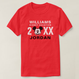 T-shirt Souris Mickey classique Vacances familiales