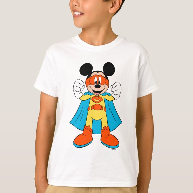 T-shirt Souris Mickey| Super Héros Cute (Devant)