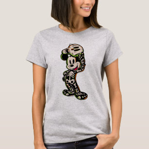 T-shirt Souris Mickey vintage Costume squelette