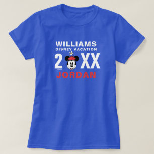 T-shirt Souris Minnie classique   Vacances en famille