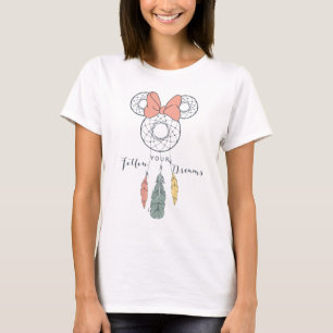 T-shirt Souris Minnie Dream Catcher  Suivez vos rêves