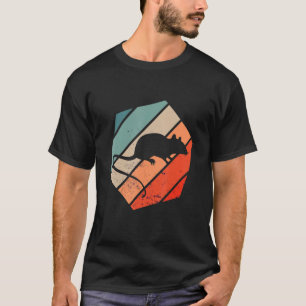 T-shirt Souris Rat Lover Propriétaire de Rat Hexagon Vinta