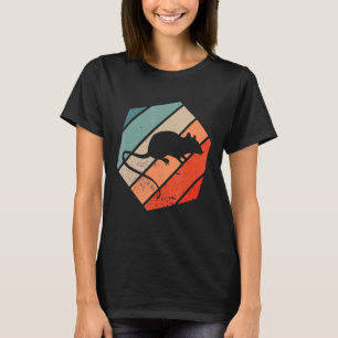 T-shirt Souris Rat Lover Propriétaire de Rat Hexagon Vinta