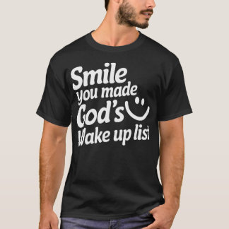 T-shirt Souris Tu As Fait La Liste Du Réveil De Dieu