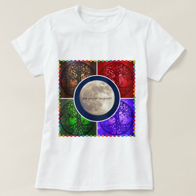 T-shirt Sous des cieux d'août… (Design devant)
