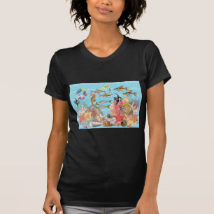 T-shirt Sous la mer