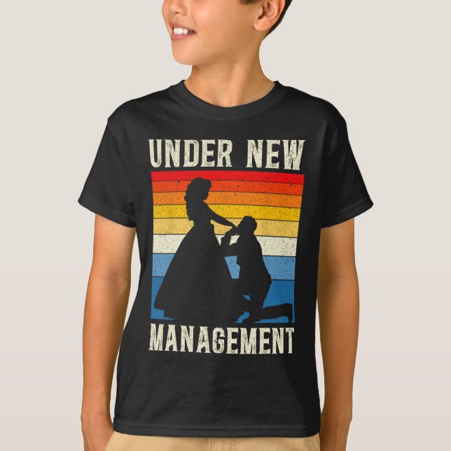 T-shirt Sous la nouvelle gestion Groom Mariage Bachelor Pa (Devant)