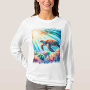 T-shirt sous la tortue de mer