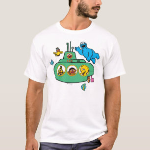T-shirt Sous-marin Cookies Monster and Sesame Pals