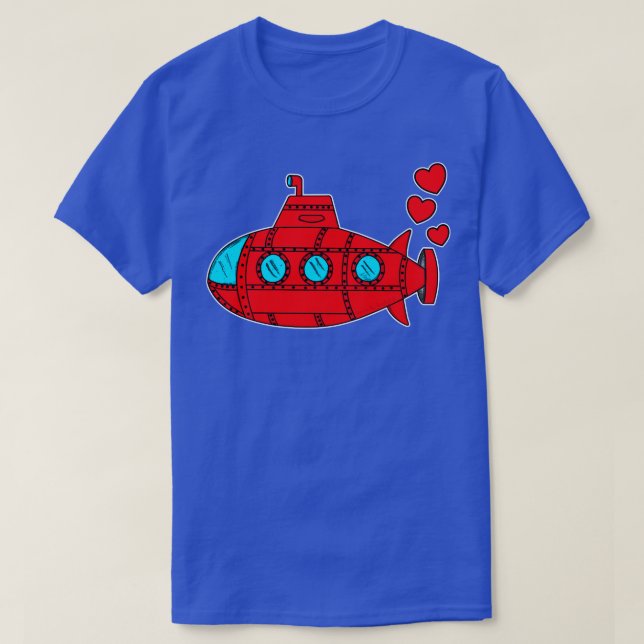 T-shirt Sous-marin de Valentines (Design devant)
