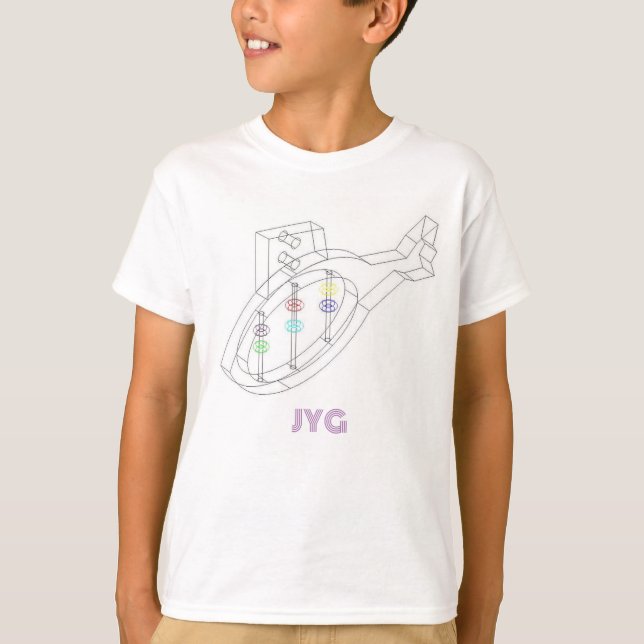 T-shirt sous-marin filaire (Devant)