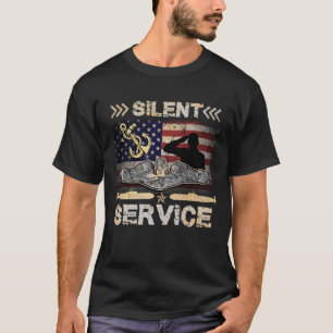 T-shirt Sous-marins de la marine américaine Silent Service