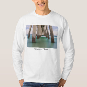 T-shirt Sous Navarre Beach Pier Long Sleeve Chemise