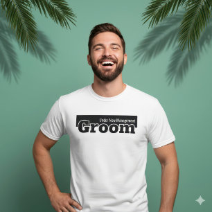 T-shirt Sous nouvelle direction le marié fête humoristique