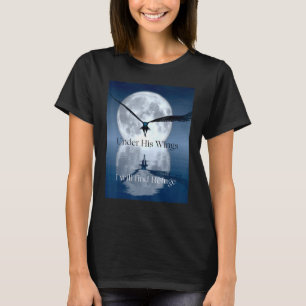 T-shirt Sous Ses Ailes, Je Trouverai Refuge Psalm Bible Ve