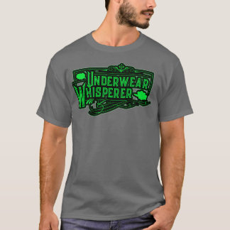 T-shirt Sous-vêtements Whisperer avec graphismes de panier