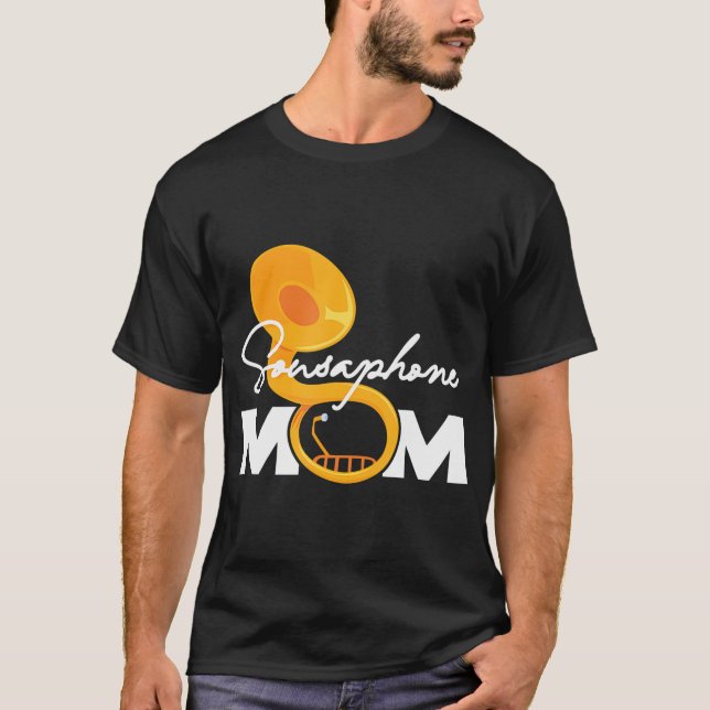 T-shirt Sousaphone Maman Marching Band Instrument de musiq (Devant)