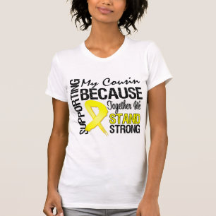 T-shirt Soutenant mon cousin nous nous tenons forts - des