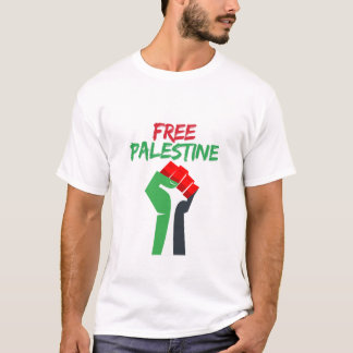 T-shirt Soutenez la Palestine avec cette Palestine libre