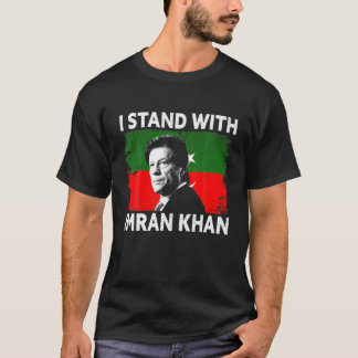 T-shirt Soutenez Le Pakistan Je Suis Avec Imran Khan Pakis