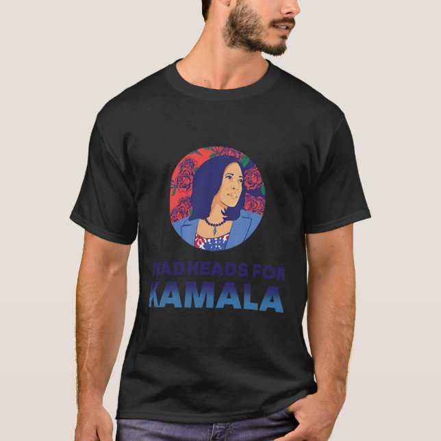 T-shirt Soutenez les chefs 2024 du président Kamala Harris (Devant)