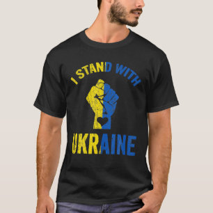 T-shirt Soutenez L'Ukraine Je Prends Position Avec L'Ukrai