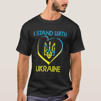 T-shirt Soutenez L'Ukraine Je Prends Position Avec L'Ukrai