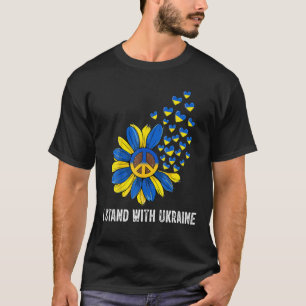 T-shirt Soutenez L'Ukraine Je Prends Position Avec L'Ukrai