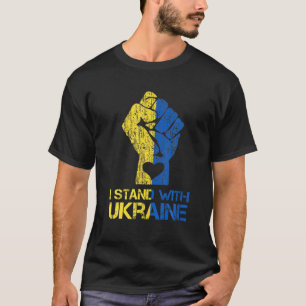 T-shirt Soutenez L'Ukraine Je Prends Position Avec L'Ukrai