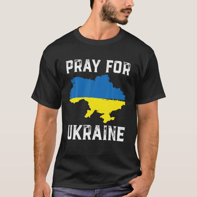 T-shirt Soutenez L'Ukraine Je Prends Position Avec L'Ukrai (Devant)
