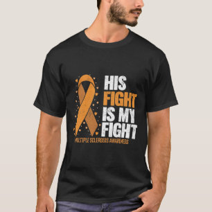 T-shirt Soutenez Sa Lutte Ma Lutte La Sclérose En Plaques