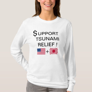 T-SHIRT SOUTENEZ UN SOUTIEN AU SECOURS DE TSUNAMI !