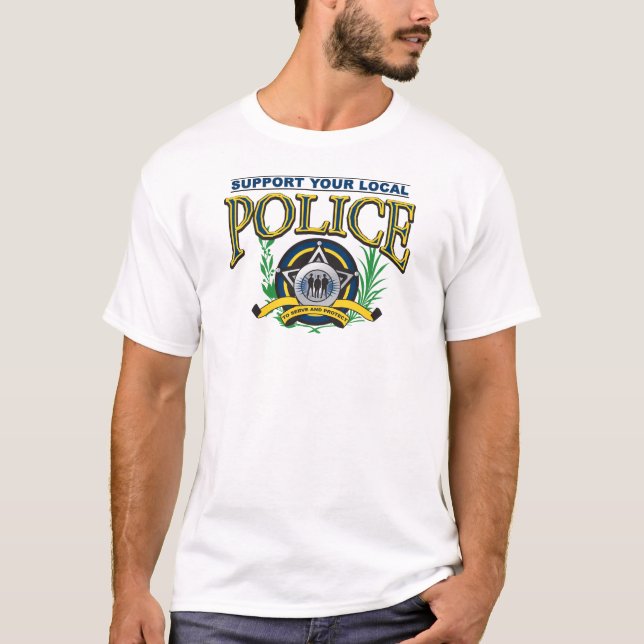T-shirt Soutenez votre police locale (Devant)