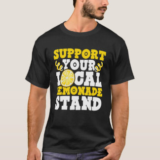 T-shirt Soutenez Votre Stand De Citronade Local Ice Lemon 