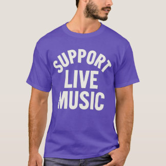 T-SHIRT SOUTENIR LA MUSIQUE EN DIRECT