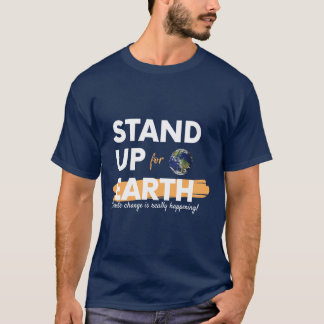 T-SHIRT SOUTENIR LE CHANGEMENT CLIMATIQUE DE LA TERRE
