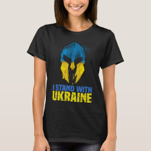 T-shirt Soutenir l'Ukraine Je suis avec l'Ukraine Guerrier