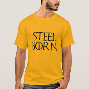 T-shirt Soutenu à Pittsburgh, la ville en acier