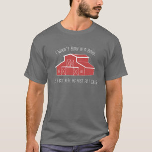 T-shirt Soutenu dans une grange